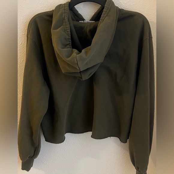 Mighty Fine Cropped Hoodie Size XL - Picture 4 of 5